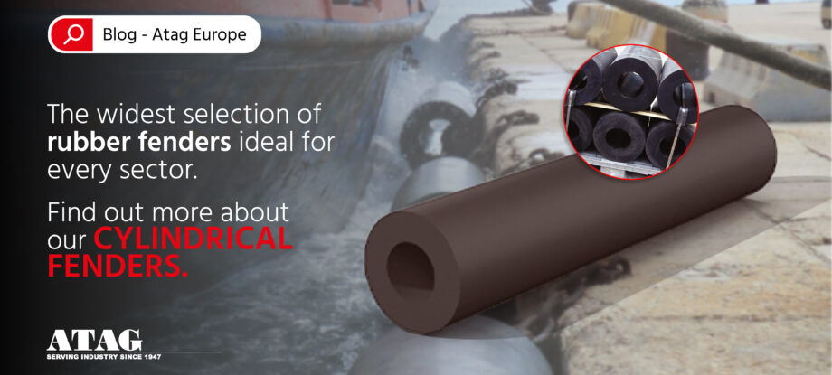 Cylindrical rubber fenders