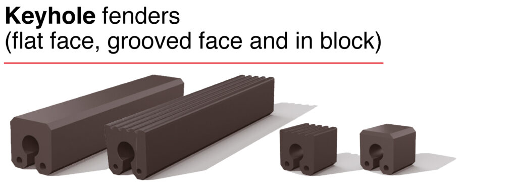 Keyhole fenders